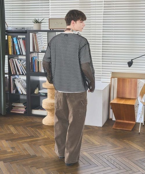 PBLIM（ページボーイリム）の「《UNISEX》ピグメントカーゴパンツ（カーゴパンツ・レディース・オフホワイト/ブラック/ブラウン・MEDIUM/LARGE）」の21枚目の写真