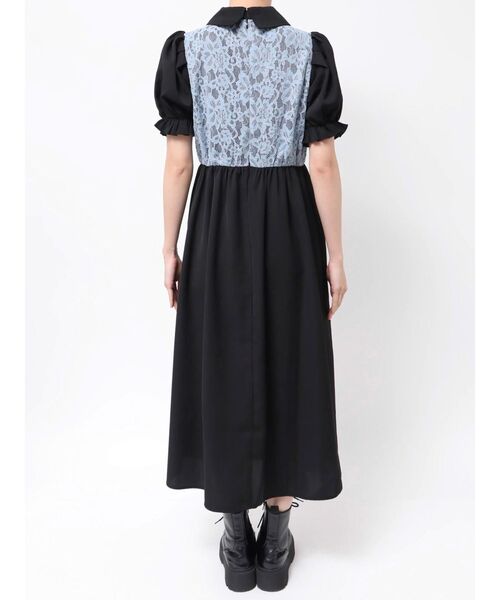 jouetie(ジュエティ)の「レースドッキングチャイナワンピース(ワンピース・レディース・アイボリー/ブラック/ピンク・MEDIUM)」の17枚目の写真