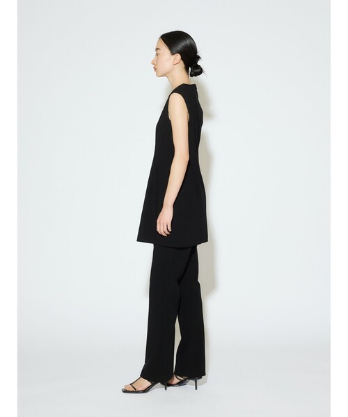 MIDIUMISOLID(ミディウミソリッド)の「MIDIUMISOLID for Ladies リブフィットチュニック(ワンピース・レディース・グレー/ブラック/イエロー・FREE)」の14枚目の写真