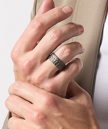 wjk | ab1769-IVXLCDM×wjk croco pattern middle ring リング 指輪(リング)