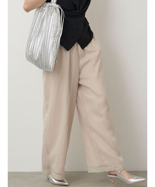 ELENDEEK（エレンディーク）の「シアーリラックスパンツ（その他パンツ・レディース・アイボリー/ミント/ブラウン・01/02）」の10枚目の写真