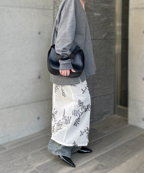 セール】モチーフ刺繍メッシュキャミワンピース（ワンピース