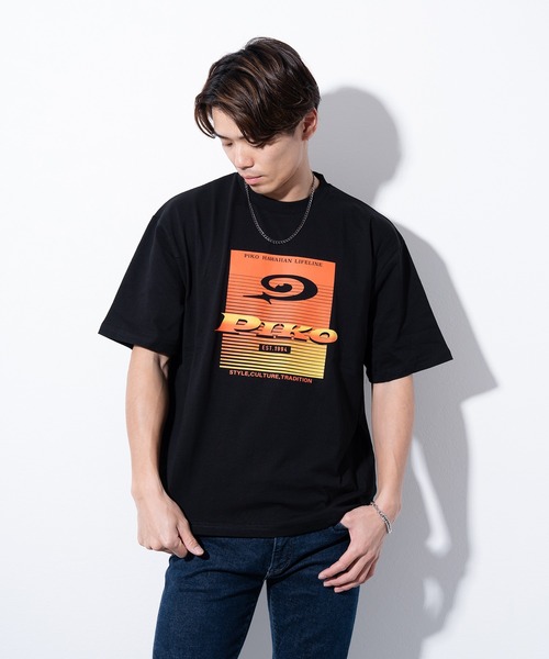 値下げしました新品未使用 PICONE イラストプリント 半袖Tシャツ 40 STUDIO PICONE tシャツ PICO LADYS”イラストTシャツ レディース