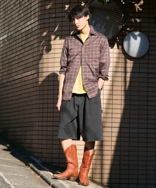 Lee DUNGAREES ハーフパンツ　バギーショーツ　ペインター　デニム Lee DUNGAREES ハーフパンツ バギーショーツ ペインター デニム