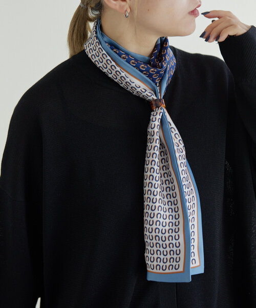 ear PAPILLONNER ストール イタリア製 ROSAMUNDA 新品 ear PAPILLONNER（イアパピヨネ）の「【ROSAMUNDA（ロサムンダ