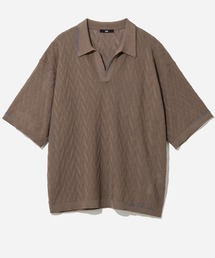 HARE | ルーズニットポロ(HARE)(ポロシャツ)