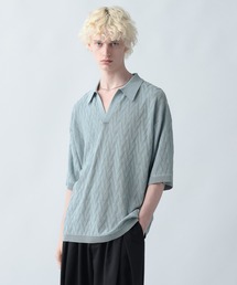 HARE | ルーズニットポロ(HARE)(ポロシャツ)