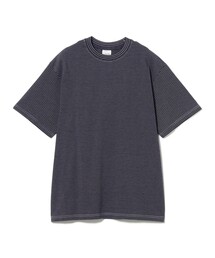 Yonetomi / ガーメントダイ ボーダー Tシャツ