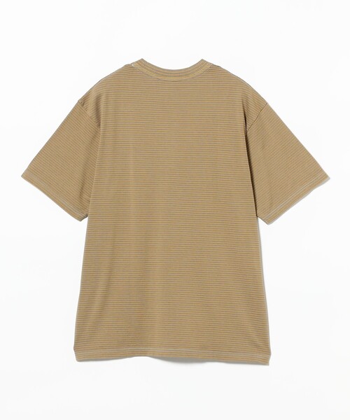 Yonetomi(ヨネトミ)の「Yonetomi / ガーメントダイ ボーダー Tシャツ(Tシャツ/カットソー・メンズ・ブラウン/オレンジ/ライトブラウン/ネイビー・1/2/3)」の16枚目の写真