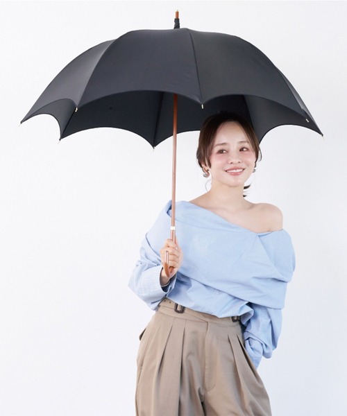 Cepica(セピカ)の「完全遮光 BIG CHIC 長傘 (晴雨兼用)(長傘・レディース・ホワイト/ブラック/その他・FREE)」の3枚目の写真
