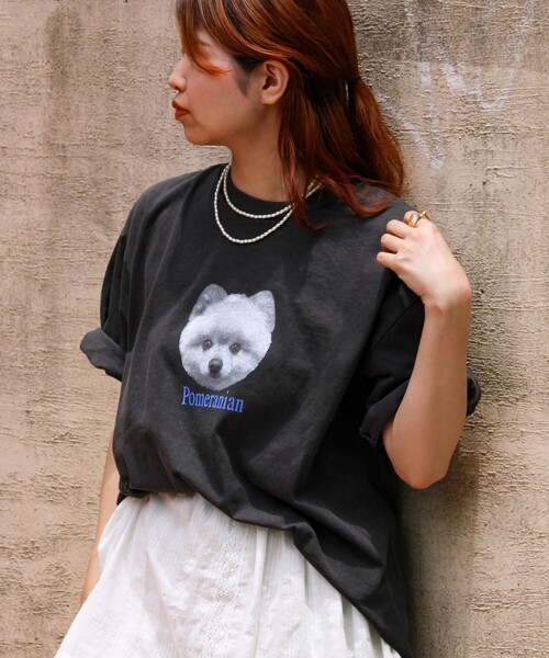 GLOSTER(グロスター)の「【新柄追加】【GLOSTER/グロスター】DOG&CAT 犬猫プリント ピグメント プリントTシャツ(Tシャツ/カットソー・メンズ・ブラック系その他/ブラック系その他3/ブラック系その他4/ブラック系その他5/ブラック系その他2/ブラック/ブラック系その他6/ブラック系その他7・S/M/L)」の10枚目の写真