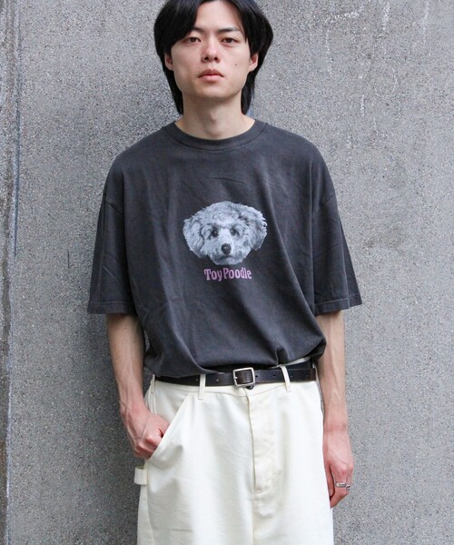 GLOSTER(グロスター)の「【新柄追加】【GLOSTER/グロスター】DOG&CAT 犬猫プリント ピグメント プリントTシャツ(Tシャツ/カットソー・メンズ・ブラック系その他/ブラック系その他3/ブラック系その他4/ブラック系その他5/ブラック系その他2/ブラック/ブラック系その他6/ブラック系その他7・S/M/L)」の12枚目の写真