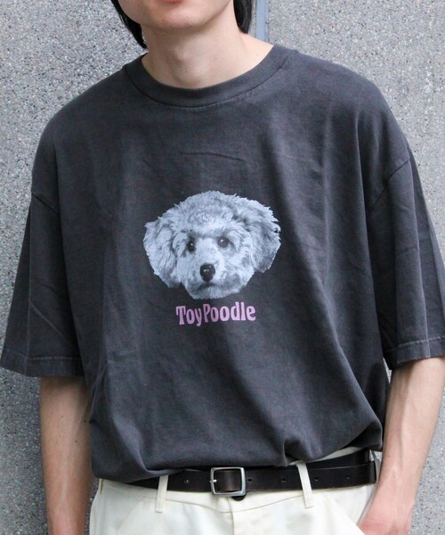 GLOSTER(グロスター)の「【新柄追加】【GLOSTER/グロスター】DOG&CAT 犬猫プリント ピグメント プリントTシャツ(Tシャツ/カットソー・メンズ・ブラック系その他/ブラック系その他3/ブラック系その他4/ブラック系その他5/ブラック系その他2/ブラック/ブラック系その他6/ブラック系その他7・S/M/L)」の13枚目の写真