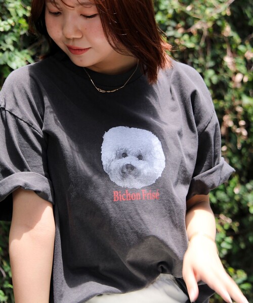 GLOSTER(グロスター)の「【新柄追加】【GLOSTER/グロスター】DOG&CAT 犬猫プリント ピグメント プリントTシャツ(Tシャツ/カットソー・メンズ・ブラック系その他/ブラック系その他3/ブラック系その他4/ブラック系その他5/ブラック系その他2/ブラック/ブラック系その他6/ブラック系その他7・S/M/L)」の17枚目の写真