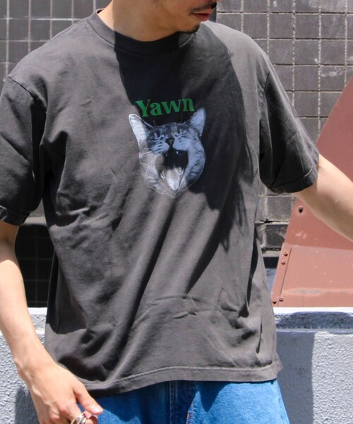 GLOSTER(グロスター)の「【新柄追加】【GLOSTER/グロスター】DOG&CAT 犬猫プリント ピグメント プリントTシャツ(Tシャツ/カットソー・メンズ・ブラック系その他/ブラック系その他3/ブラック系その他4/ブラック系その他5/ブラック系その他2/ブラック/ブラック系その他6/ブラック系その他7・S/M/L)」の22枚目の写真