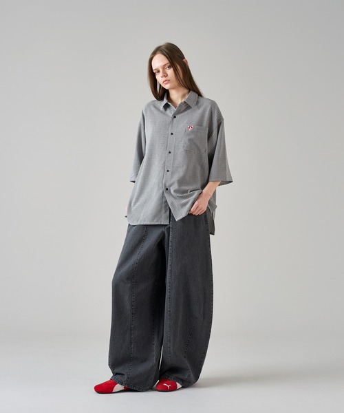 ONCILY(オンシェリー)の「POCKET LOGO ASSORT SHIRT / ポケットロゴアソートシャツ(シャツ/ブラウス・メンズ・ブラック/オフホワイト/ブルー/ネイビー/イエロー/ピンク・SMALL/MEDIUM/LARGE)」の18枚目の写真