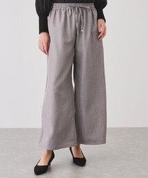 シャーリングウエストドロストパンツ