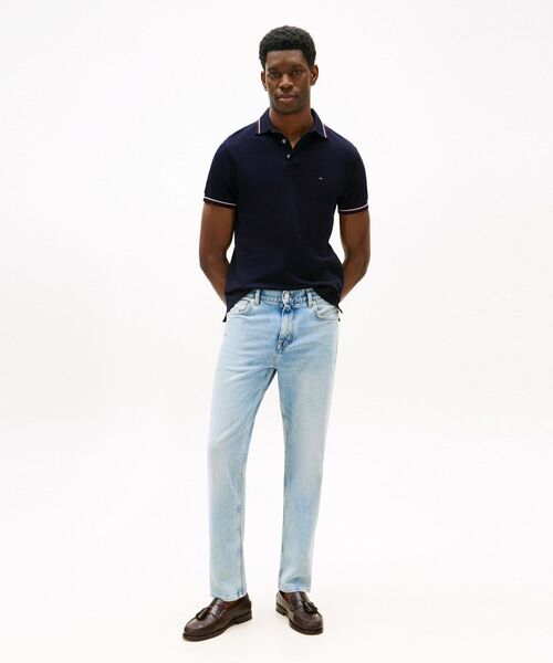 TOMMY HILFIGER(トミーヒルフィガー)の「ティッピングスリムフィットポロシャツ(ポロシャツ・メンズ・ブラック/ホワイト/ネイビー・LARGE/SMALL/X-LARGE/MEDIUM)」の13枚目の写真