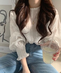 urge： | 【URGE：】フラワーレース フリルブラウス(シャツ/ブラウス)