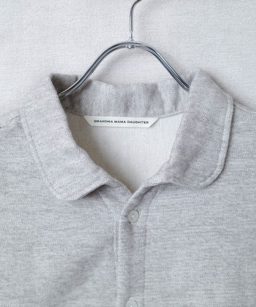 GRANDMA MAMA DAUGHTER（グランマママドーター）の「【KATO' / GRANDMA MAMA DAUGHTER】222 ワタモウフ ラウンドカラーシャツ（シャツ/ブラウス・レディース・グレー・1/0）」の3枚目の写真