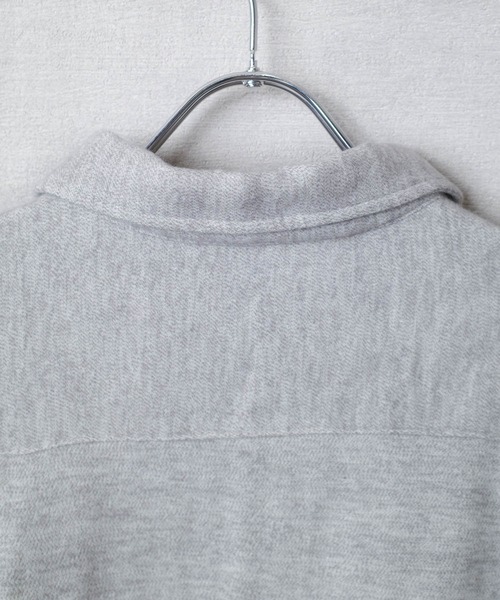 GRANDMA MAMA DAUGHTER（グランマママドーター）の「【KATO' / GRANDMA MAMA DAUGHTER】222 ワタモウフ ラウンドカラーシャツ（シャツ/ブラウス・レディース・グレー・1/0）」の10枚目の写真