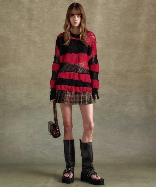 ANDERSSON BELL（アンダースンベル）の「Andersson Bell/アンダーソンベル/MOLY FAUX-LEATHER MICRO DETA（その他パンツ・レディース・その他24・34/36）」の9枚目の写真