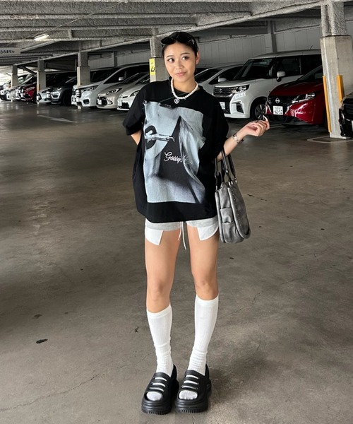 INTER FACTORY(インターファクトリー)の「AINA - バックロゴスウェットショートミニパンツ GOSSIP CLUB made in INTER FACTORY(その他パンツ・レディース・グレー/レッド・MEDIUM/SMALL)」の11枚目の写真