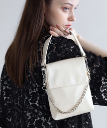 SOCCE（ソーシー）の「2way合皮ミニショルダーバッグ（ショルダーバッグ）」