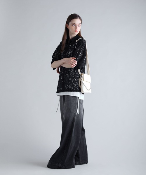 SOCCE（ソーシー）の「2way合皮ミニショルダーバッグ（ショルダーバッグ・メンズ・ブラック/ホワイト・F）」の19枚目の写真