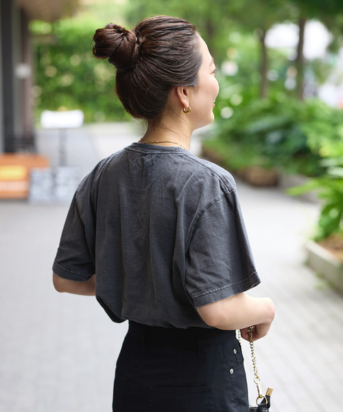 GOOD ROCK SPEED(グッドロックスピード)の「GOOD ROCK SPEED/グッドロックスピード original TEE(Tシャツ/カットソー・レディース・ブラックミックス/ホワイト/ブラック系その他/チャコールグレー・FREE)」の11枚目の写真