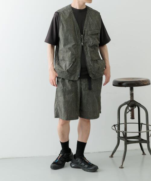 ITEMS URBANRESEARCH(アイテムズ アーバンリサーチ)の「『セットアップ対応』Nylon Paisley Shorts(その他パンツ・メンズ・カーキ/ブラック/ブラウン・MEDIUM/LARGE)」の9枚目の写真