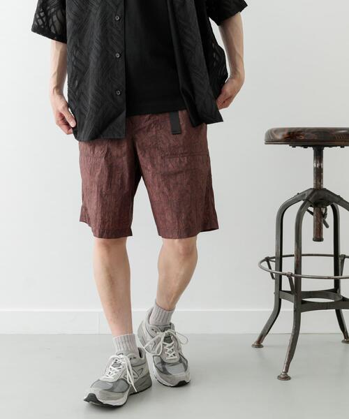 ITEMS URBANRESEARCH(アイテムズ アーバンリサーチ)の「『セットアップ対応』Nylon Paisley Shorts(その他パンツ・メンズ・カーキ/ブラック/ブラウン・MEDIUM/LARGE)」の15枚目の写真