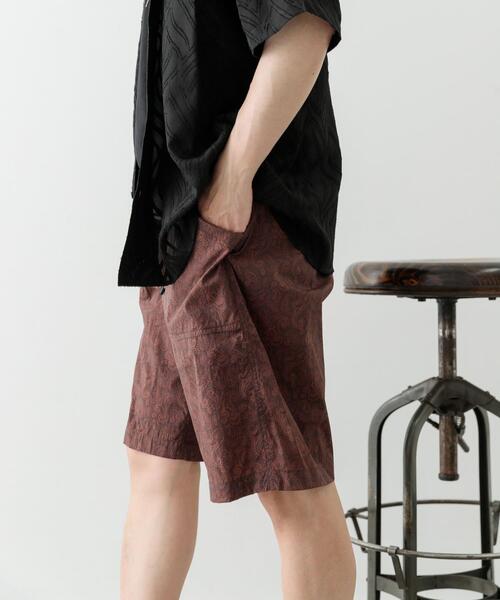 ITEMS URBANRESEARCH(アイテムズ アーバンリサーチ)の「『セットアップ対応』Nylon Paisley Shorts(その他パンツ・メンズ・カーキ/ブラック/ブラウン・MEDIUM/LARGE)」の16枚目の写真