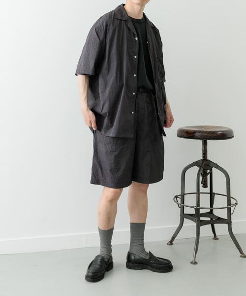 ITEMS URBANRESEARCH(アイテムズ アーバンリサーチ)の「『セットアップ対応』Nylon Paisley Shorts(その他パンツ・メンズ・カーキ/ブラック/ブラウン・MEDIUM/LARGE)」の22枚目の写真