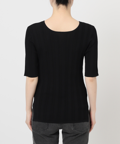 JOURNAL STANDARD relume（ジャーナルスタンダード　レリューム）の「【FUNCTION】ランダムリブ2WAYヘンリー（ニット/セーター・レディース・ブラック/ブラウン/ホワイト・FREE）」の12枚目の写真