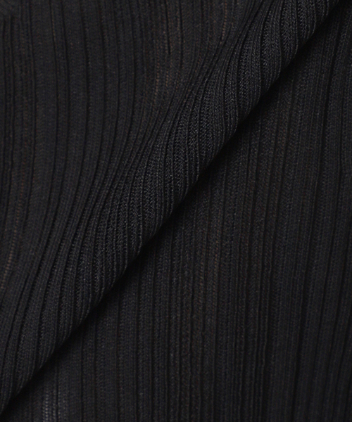 JOURNAL STANDARD relume（ジャーナルスタンダード　レリューム）の「【FUNCTION】ランダムリブ2WAYヘンリー（ニット/セーター・レディース・ブラック/ブラウン/ホワイト・FREE）」の8枚目の写真