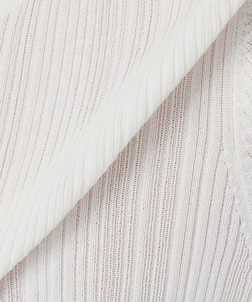 JOURNAL STANDARD relume（ジャーナルスタンダード　レリューム）の「【FUNCTION】ランダムリブ2WAYヘンリー（ニット/セーター・レディース・ブラック/ブラウン/ホワイト・FREE）」の7枚目の写真