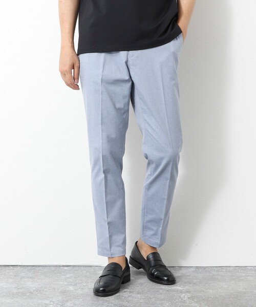 NOLLEY’S（ノーリーズ）の「《ビジカジ対応》綿麻COOLMAX イージーPT 25SS（その他パンツ・メンズ・ネイビー/ベージュ/グレー/サックスブルー・XL/L/M/S）」の4枚目の写真