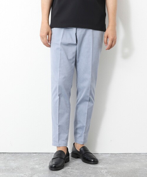 NOLLEY’S（ノーリーズ）の「《ビジカジ対応》綿麻COOLMAX イージーPT 25SS（その他パンツ・メンズ・ネイビー/ベージュ/グレー/サックスブルー・XL/L/M/S）」の20枚目の写真