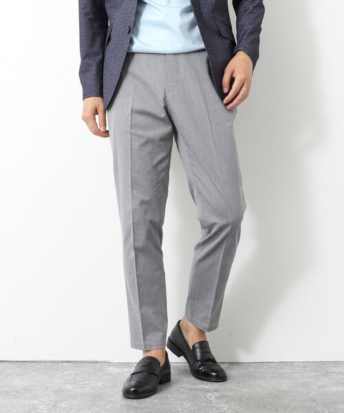 NOLLEY’S（ノーリーズ）の「《ビジカジ対応》綿麻COOLMAX イージーPT 25SS（その他パンツ・メンズ・ネイビー/ベージュ/グレー/サックスブルー・XL/L/M/S）」の5枚目の写真