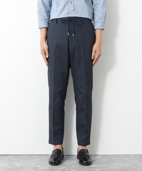 NOLLEY’S（ノーリーズ）の「《ビジカジ対応》綿麻COOLMAX イージーPT 25SS（その他パンツ・メンズ・ネイビー/ベージュ/グレー/サックスブルー・XL/L/M/S）」の10枚目の写真