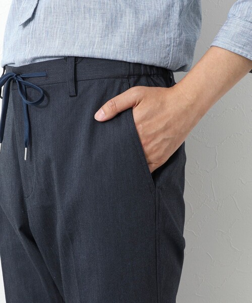 NOLLEY’S（ノーリーズ）の「《ビジカジ対応》綿麻COOLMAX イージーPT 25SS（その他パンツ・メンズ・ネイビー/ベージュ/グレー/サックスブルー・XL/L/M/S）」の14枚目の写真