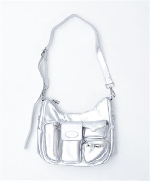 axes femme（アクシーズファム）の「マルチポケットショルダー（ショルダーバッグ・レディース・ブラック/シルバー・FREE）」の20枚目の写真