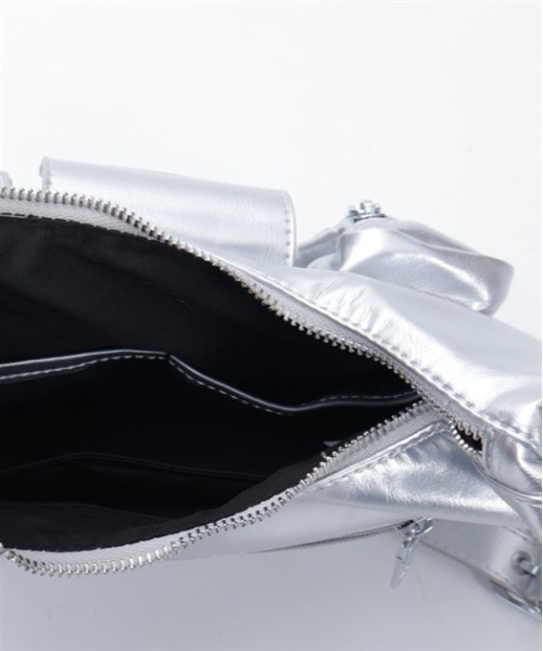 axes femme（アクシーズファム）の「マルチポケットショルダー（ショルダーバッグ・レディース・ブラック/シルバー・FREE）」の12枚目の写真