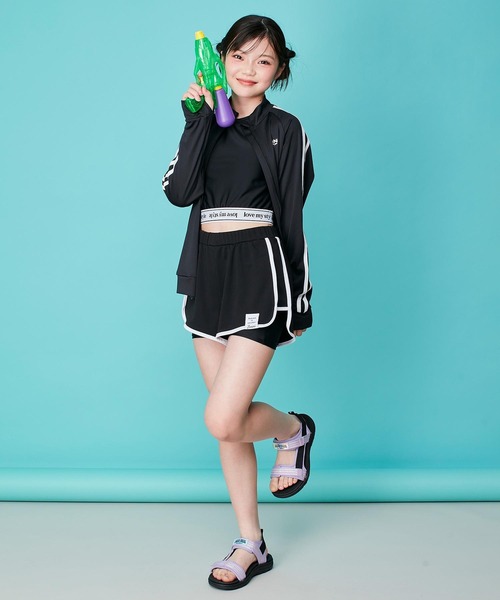 JENNI（ジェニィ）の「オーロラベルトスポサン（サンダル・キッズ・ラベンダー/サックスブルー・22cm/20cm/24cm）」の3枚目の写真