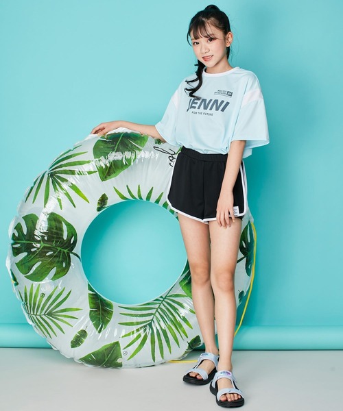 JENNI（ジェニィ）の「オーロラベルトスポサン（サンダル・キッズ・ラベンダー/サックスブルー・22cm/20cm/24cm）」の20枚目の写真