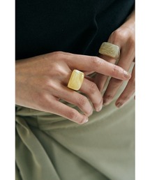 marjour | SQUARE TRANSLUCENT RING(リング)