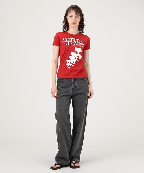RAF SIMONS (RUNNER)(ラフシモンズランナー)の「RAF SIMONS TIGHT FIT T-SHIRT GH(Tシャツ/カットソー・レディース・レッド系その他・S)」の10枚目の写真