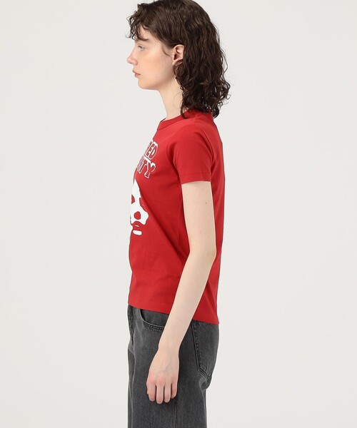 RAF SIMONS (RUNNER)(ラフシモンズランナー)の「RAF SIMONS TIGHT FIT T-SHIRT GH(Tシャツ/カットソー・レディース・レッド系その他・S)」の8枚目の写真