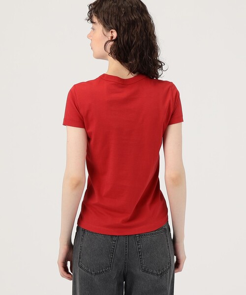 RAF SIMONS (RUNNER)(ラフシモンズランナー)の「RAF SIMONS TIGHT FIT T-SHIRT GH(Tシャツ/カットソー・レディース・レッド系その他・S)」の7枚目の写真